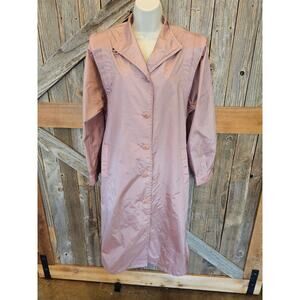 The totes coat size 12 P PETITE lightweight button up parka w/ shoulder pads